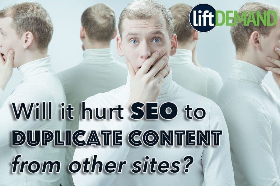 Will it hurt SEO to duplicate content from other sites?
