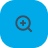 Magnifying glass identifying growth opportunities